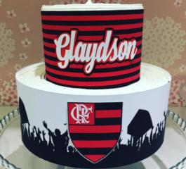 Ideias decoração bolo do Flamengo